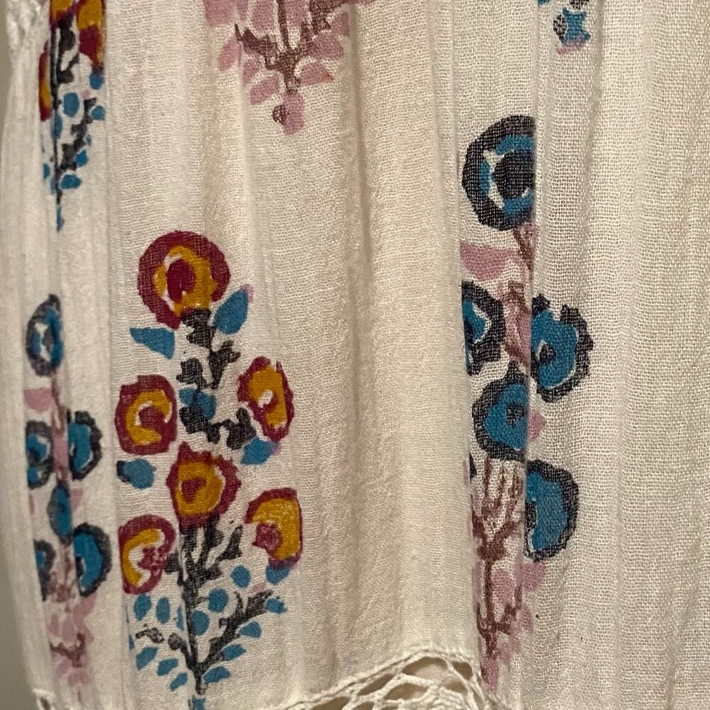 Pink Chicken Floral Maxi Dress Size Medium - Picture 8 of 12